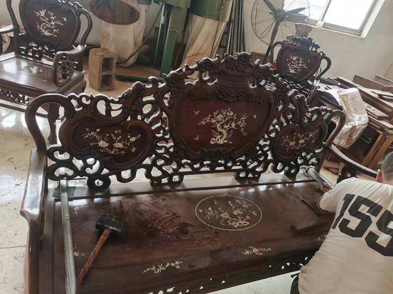 贵定旧红木家具保养