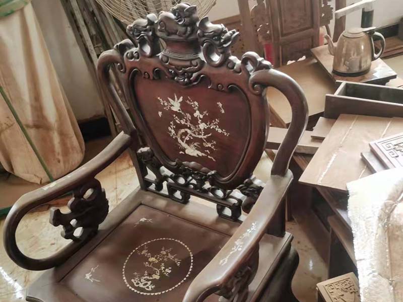 贵定旧红木家具维修